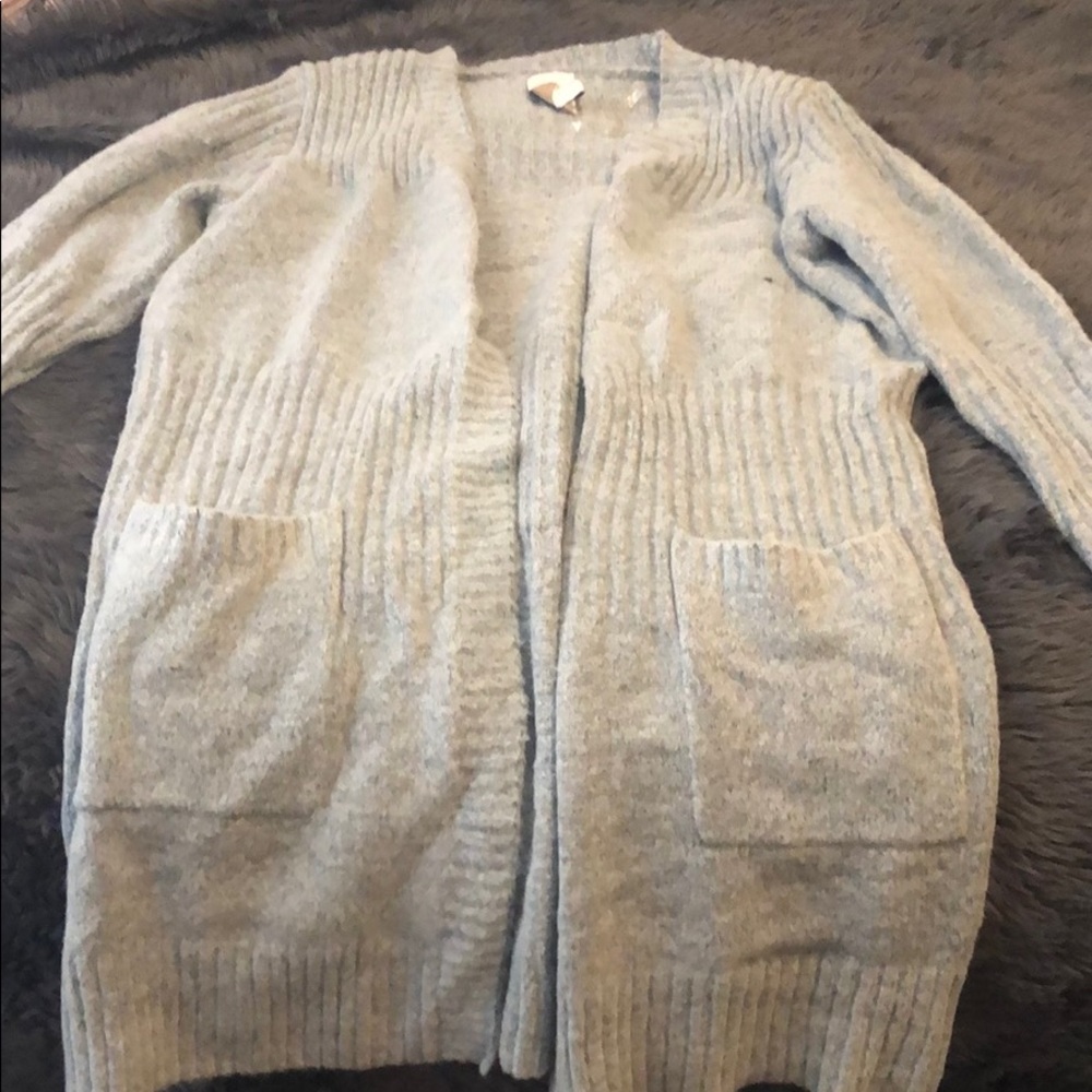 Gray Cardigan